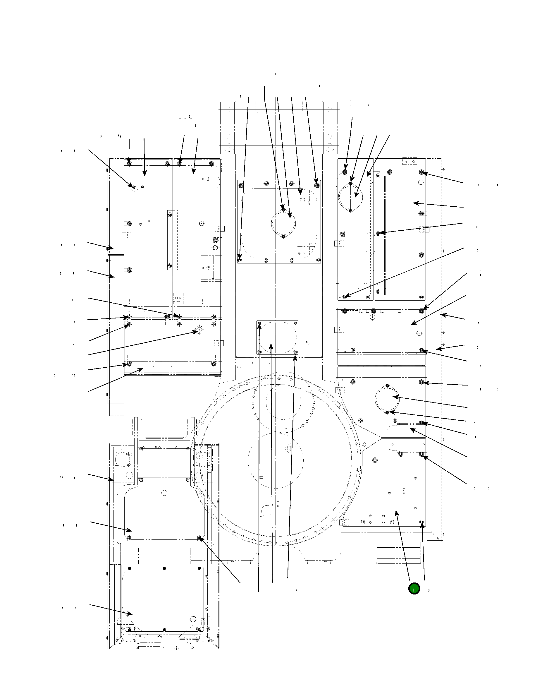 Крышка 207-54-KB780  Komatsu