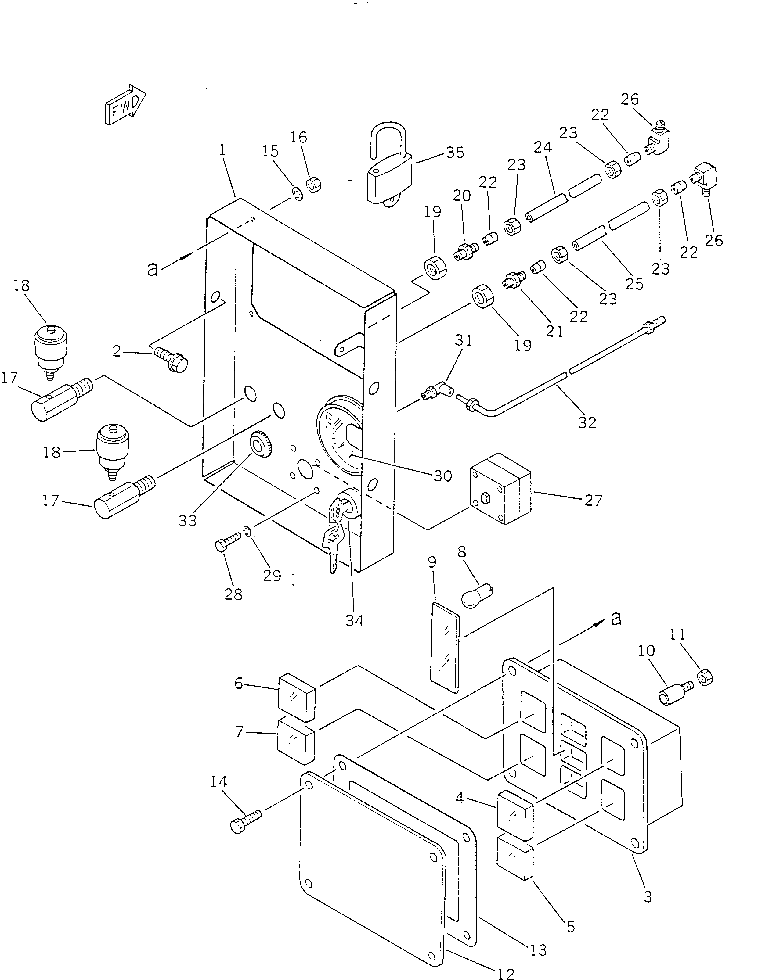 Болт M011130502006  Komatsu