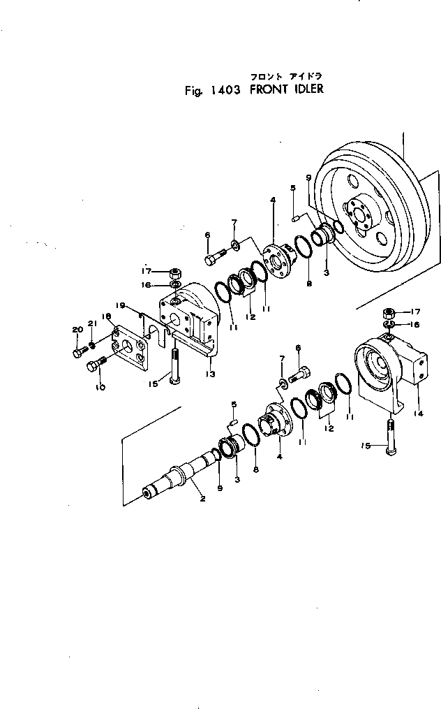Болт 101-30-11191  Komatsu