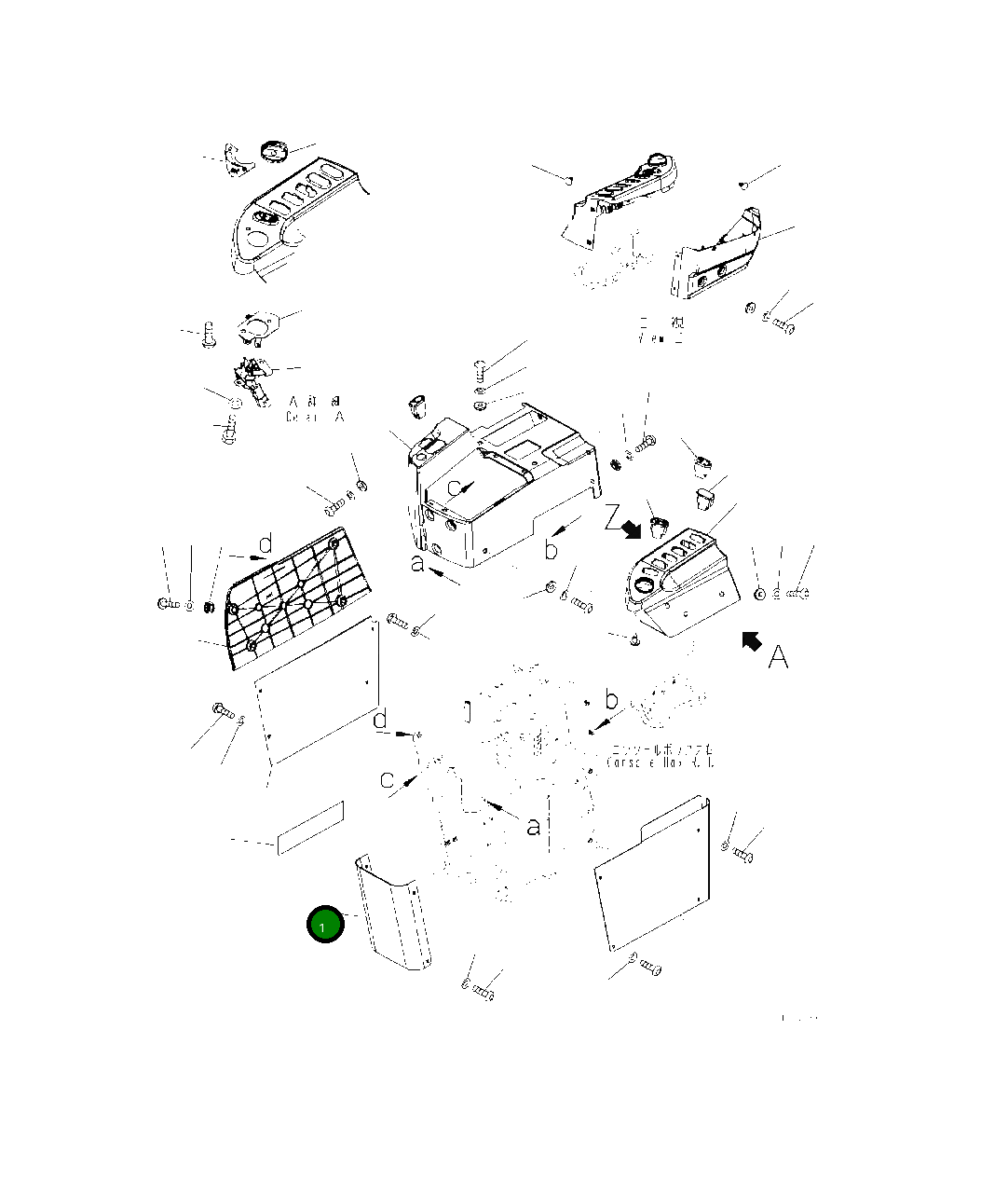 Крышка 419-43-55251 Komatsu