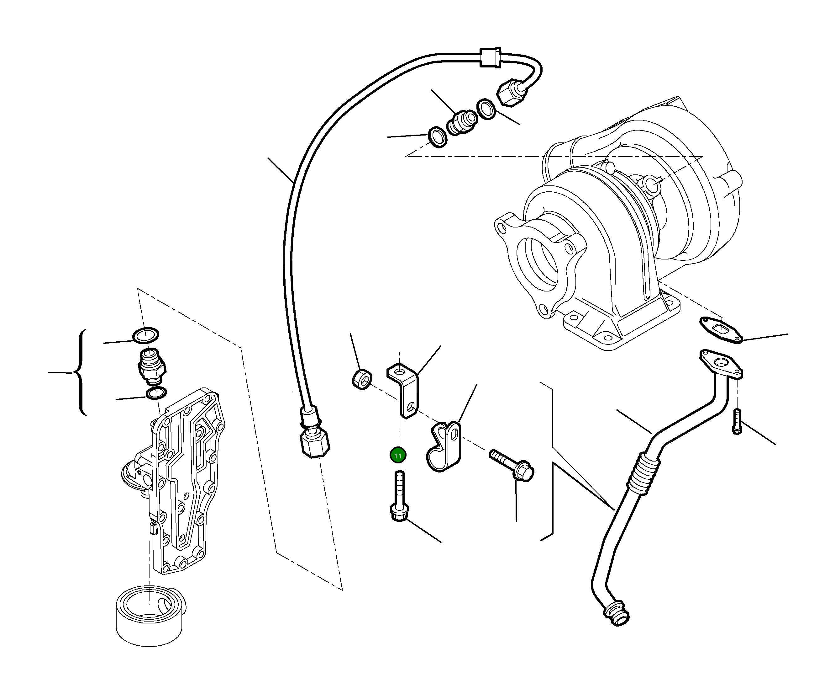 Кольцо уплотнительное (O-Ring) EA4899121  Komatsu