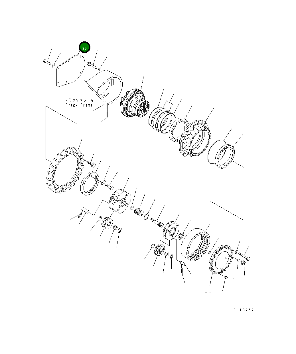 Крышка 207-30-71241 Komatsu