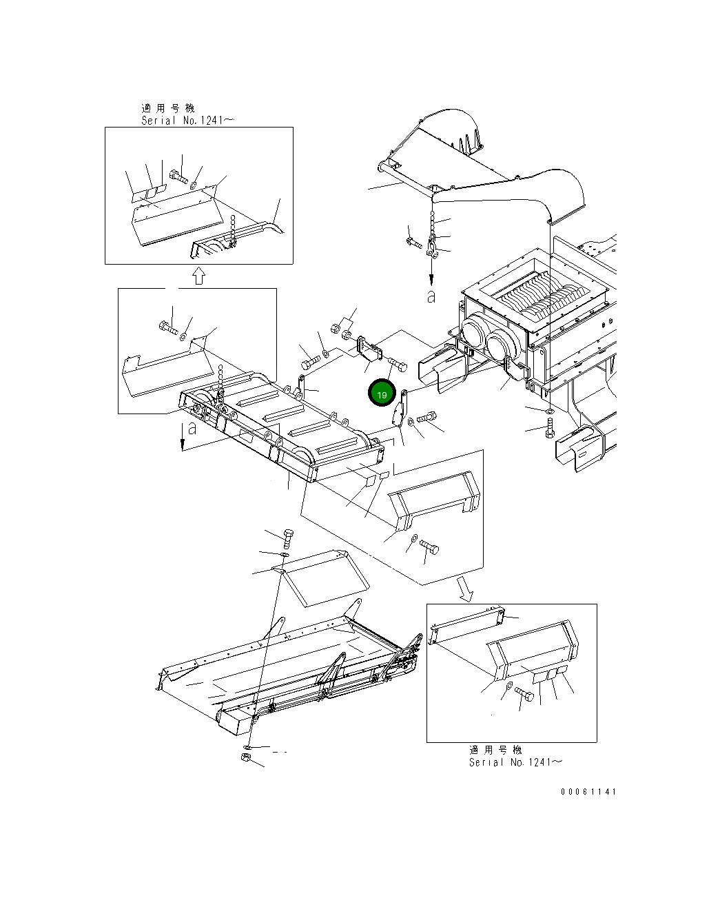 Болт 01019-33005 Komatsu