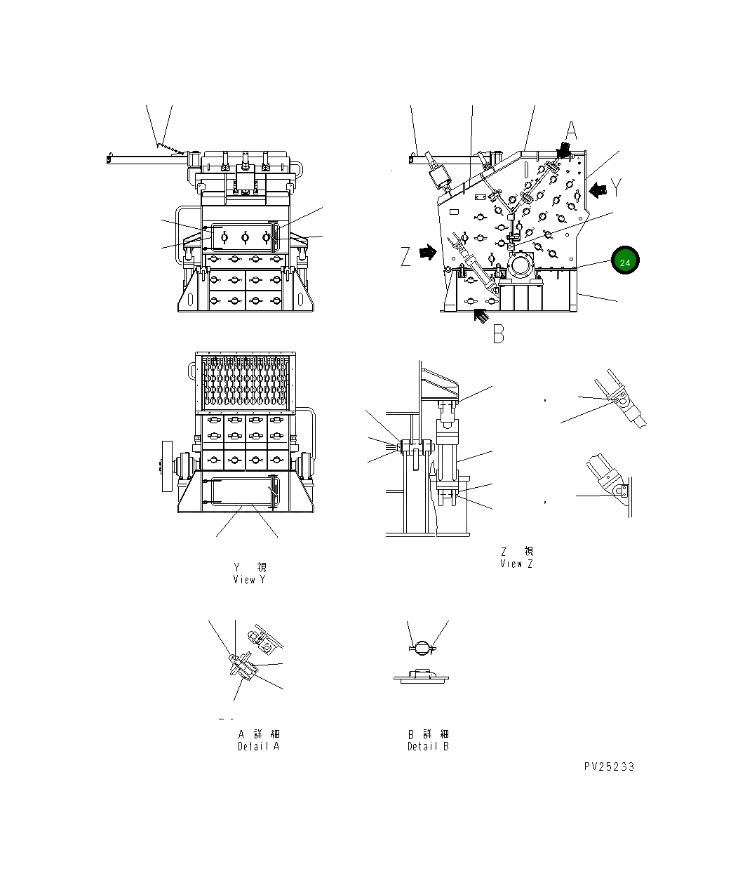 Болт KHK-0544723 Komatsu