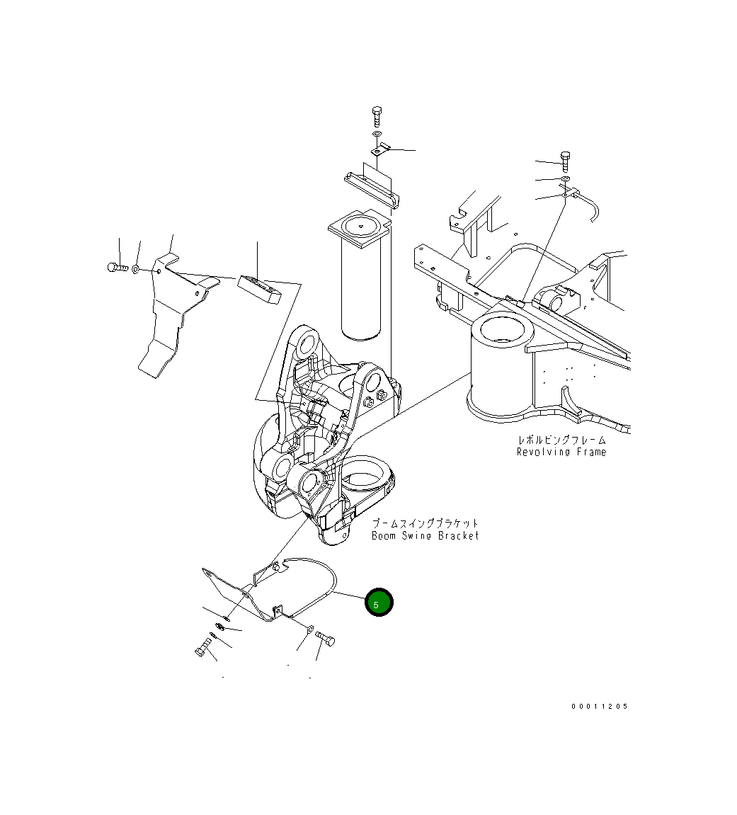 Крышка 22M-70-21631 Komatsu