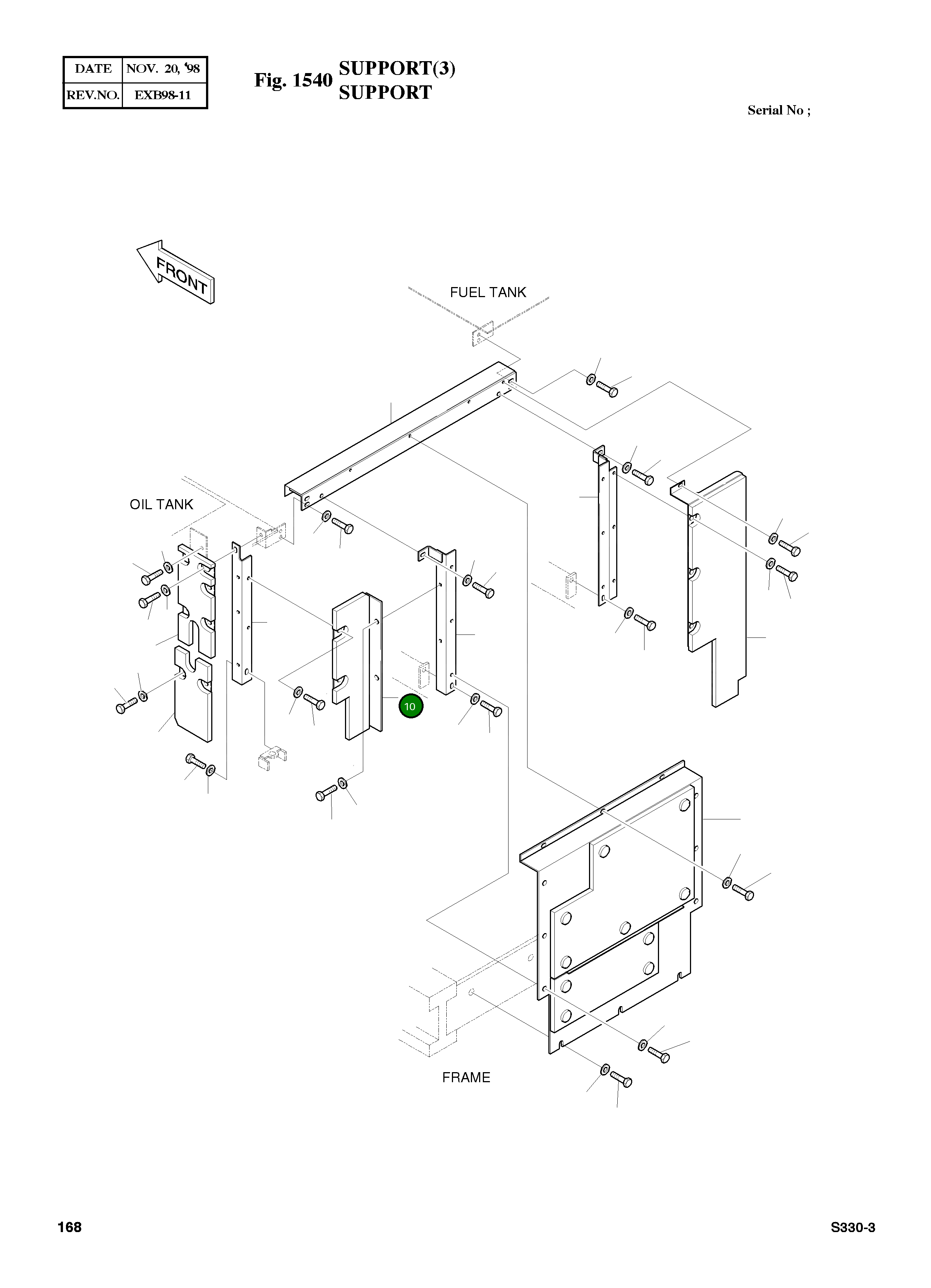 Крышка 2621-3176A Komatsu