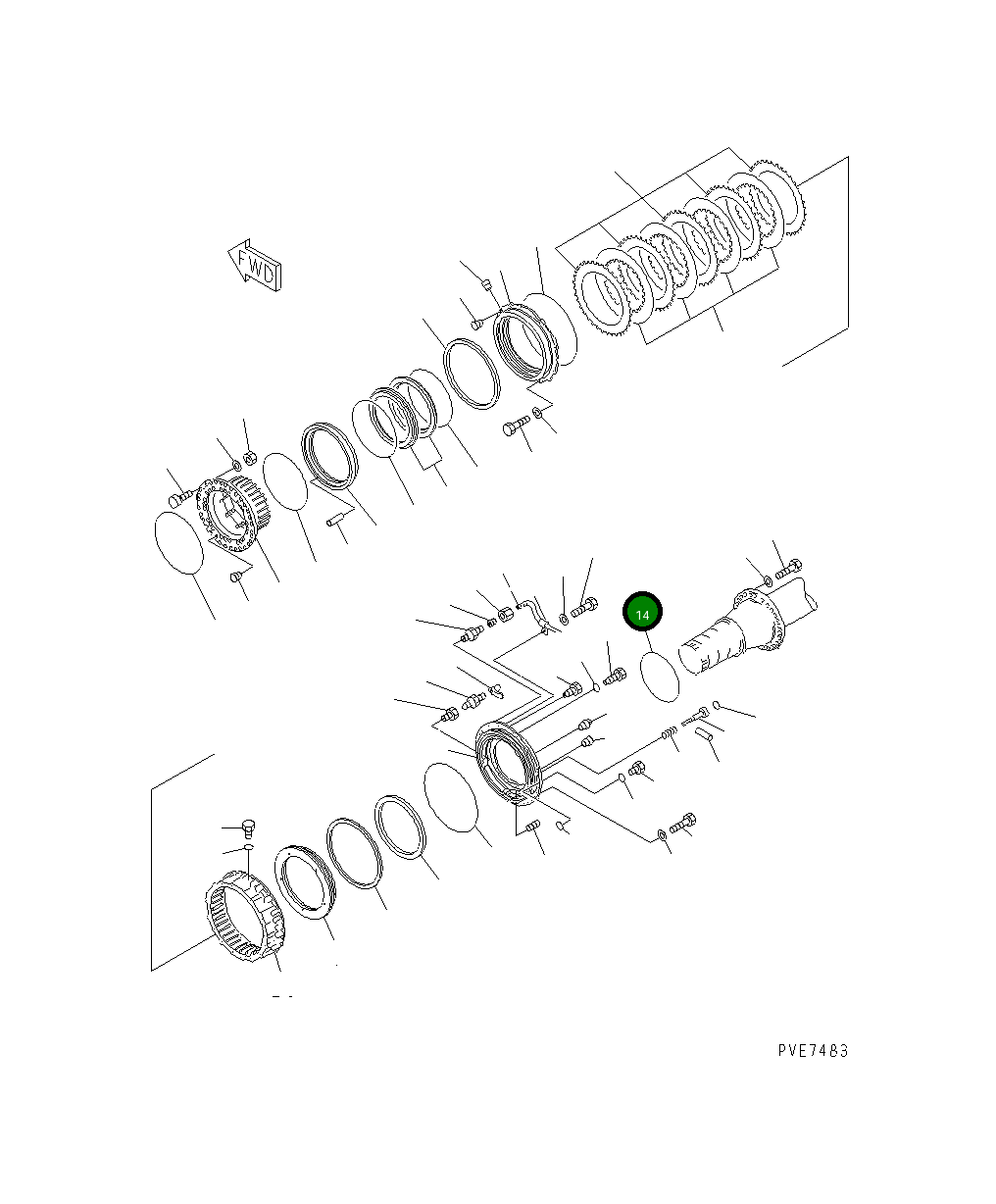Кольцо уплотнительное (O-Ring) 07000-15470 Komatsu