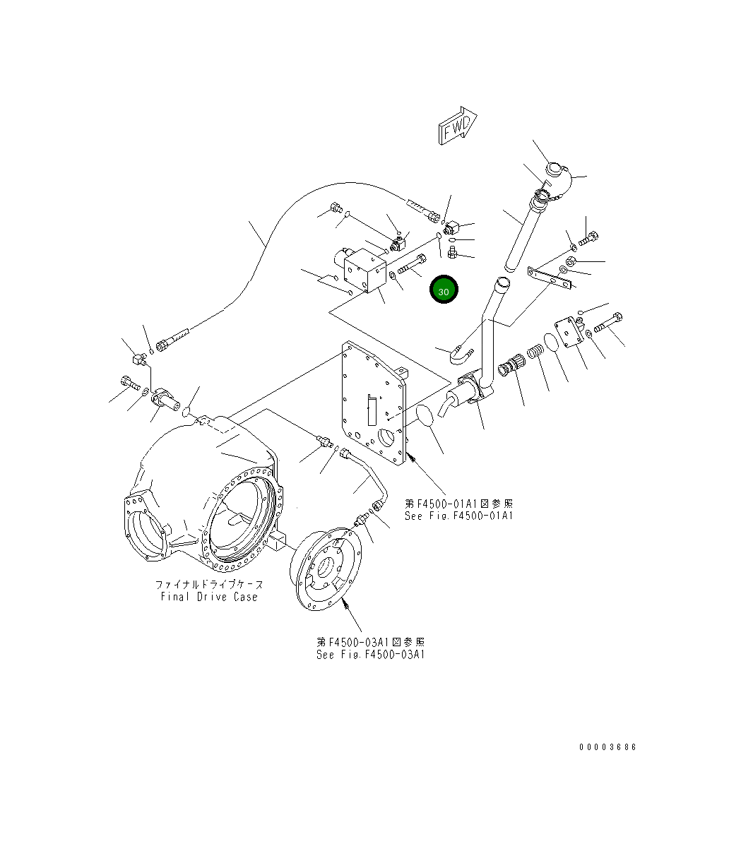 Болт 6132-11-4690 Komatsu