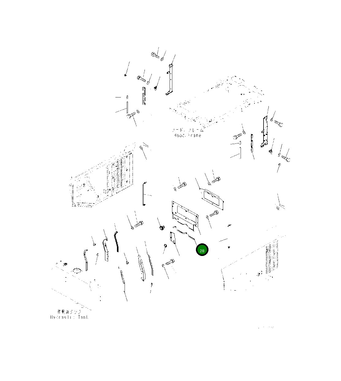 Крышка 419-54-61611 Komatsu