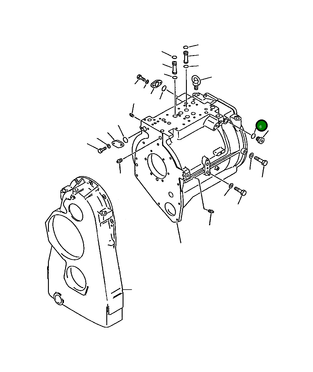 Кольцо уплотнительное (O-Ring) 07002-01434  Komatsu