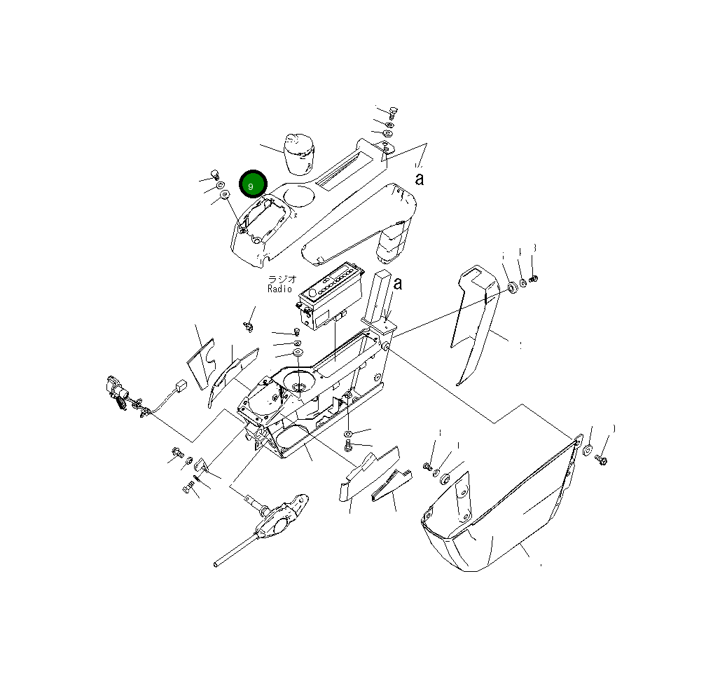 Крышка 20Y-43-41422  Komatsu