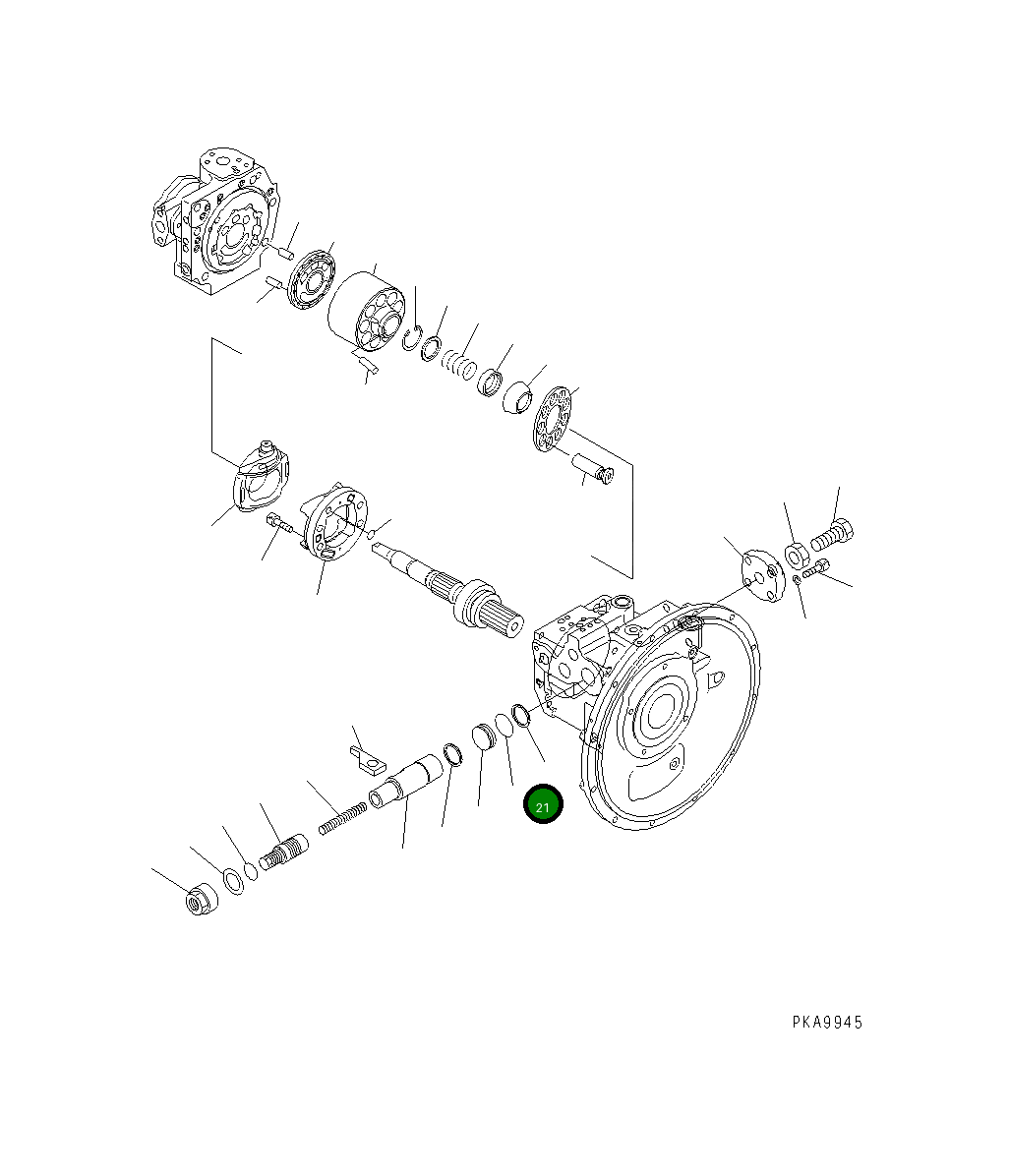 Кольцо уплотнительное (O-Ring) 07000-B3040 Komatsu
