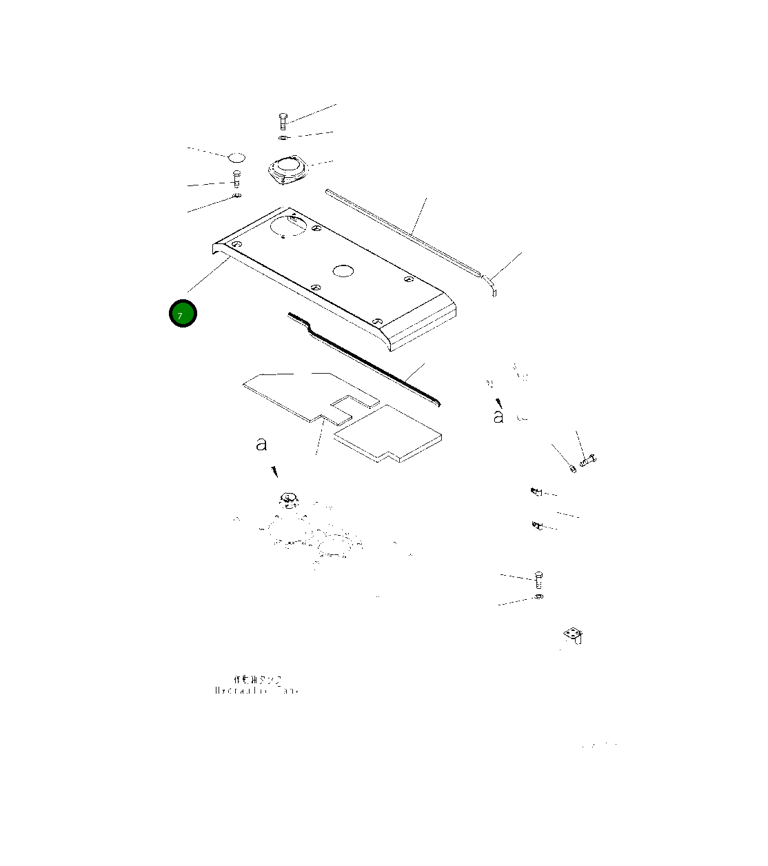 Крышка 423-60-61251 Komatsu