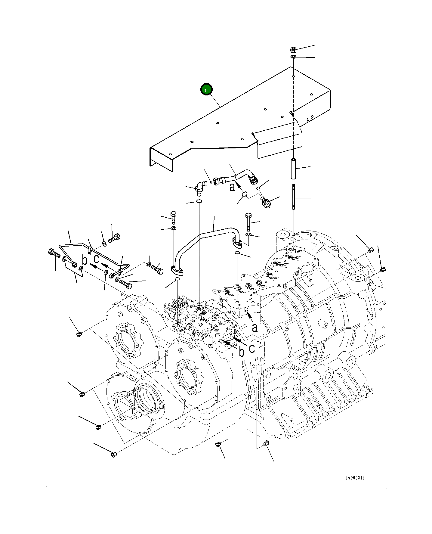 Крышка 561-15-76511 Komatsu