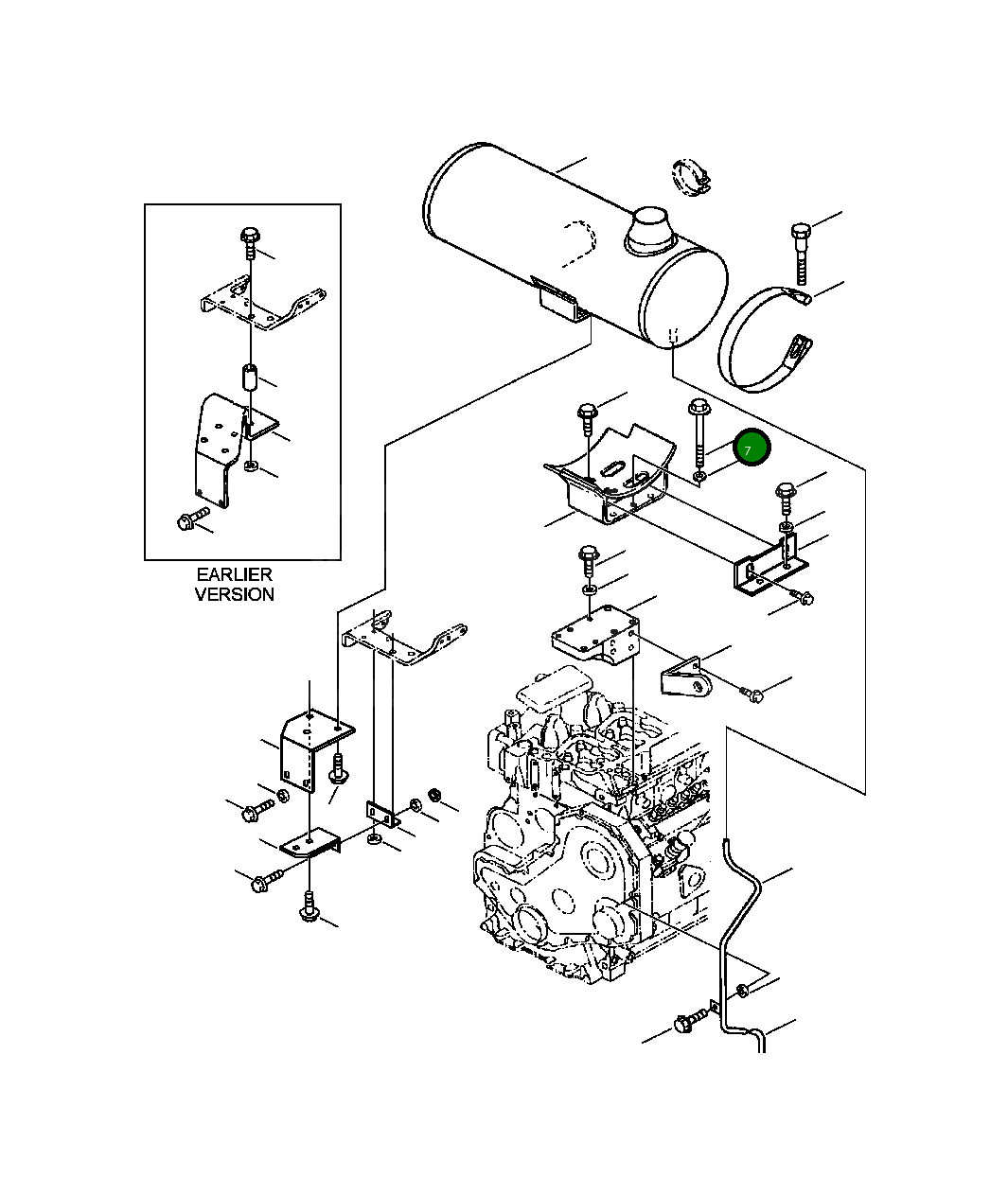 Болт 01436-81015 Komatsu