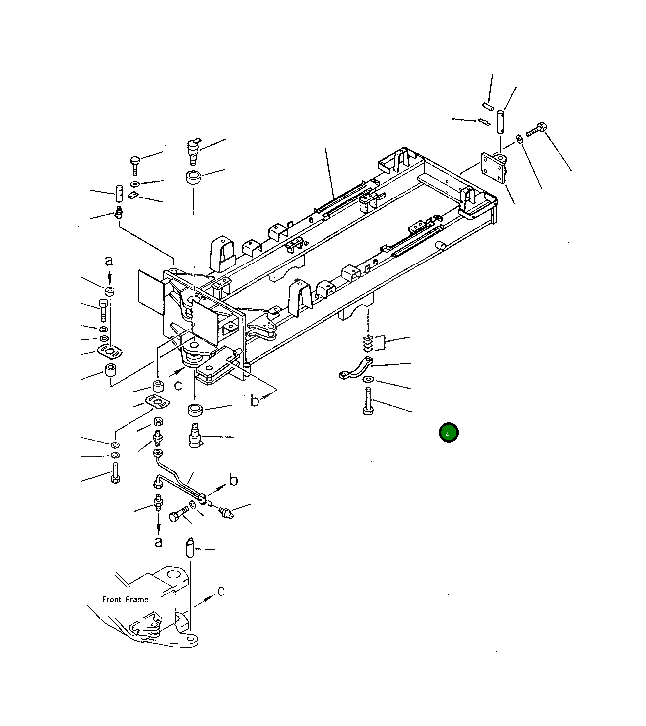Болт 01011-82765 Komatsu