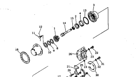Гайка 380-E17-0000 Komatsu