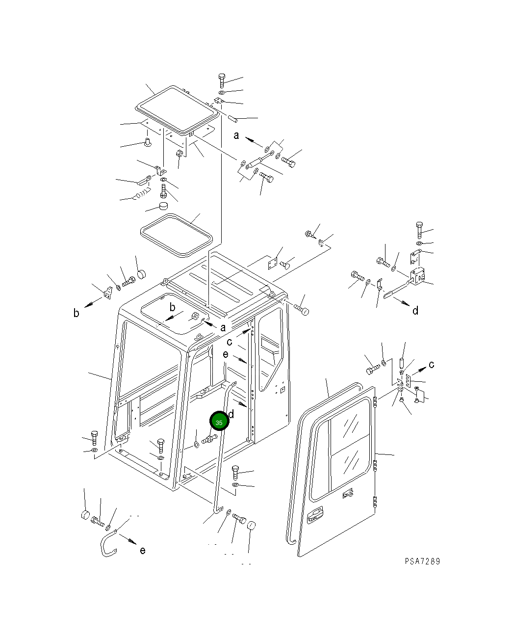 Болт 20Y-54-K2550 Komatsu