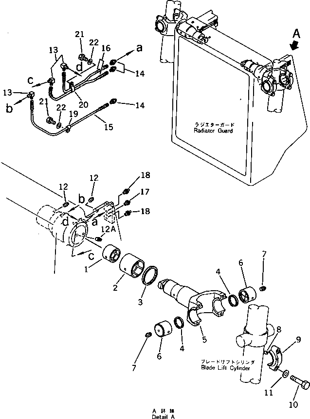 Болт 01011-52415 Komatsu
