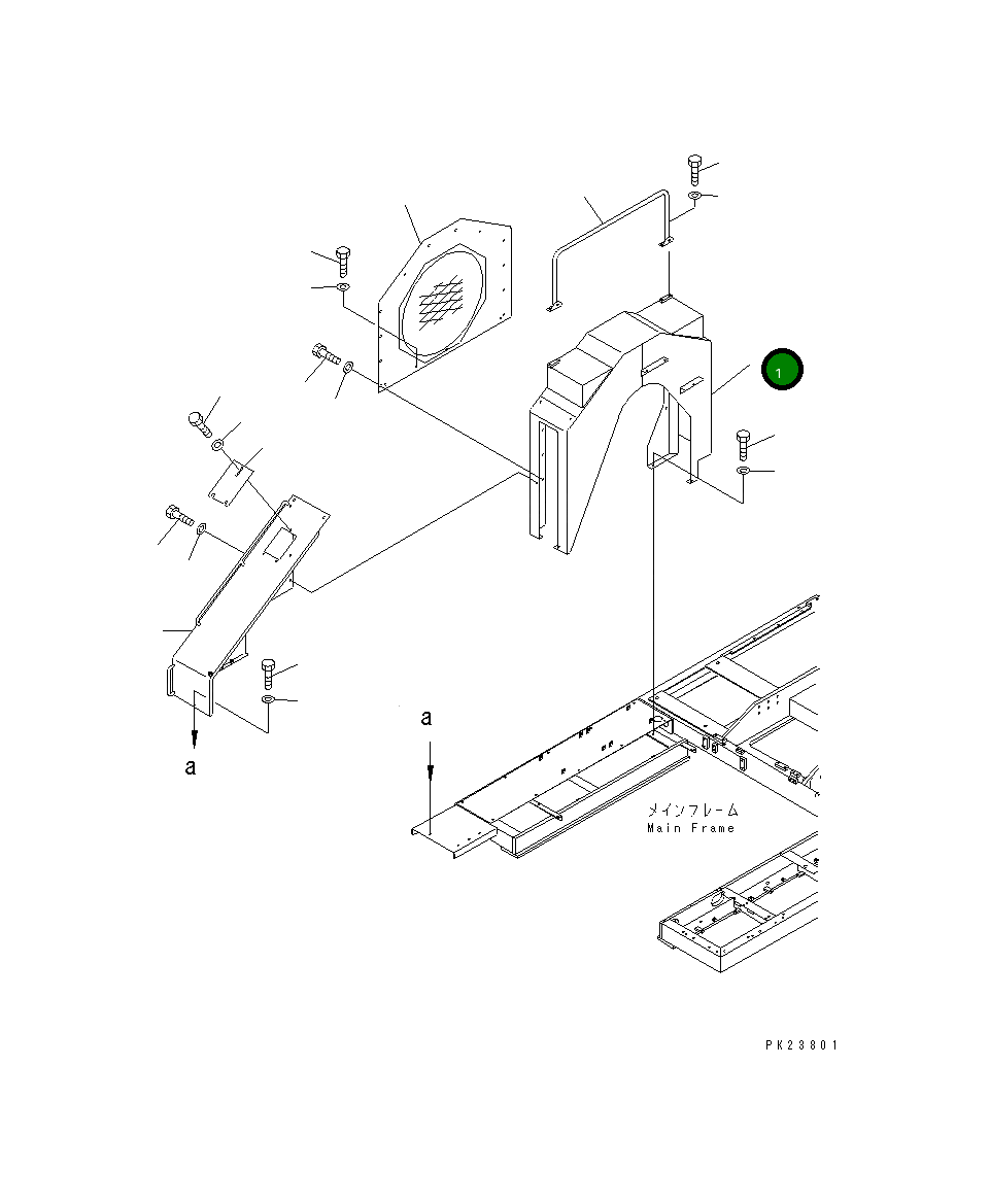 Крышка 8221-54-1310 Komatsu