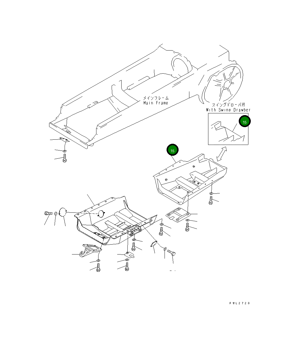 Крышка 175-54-24411 Komatsu