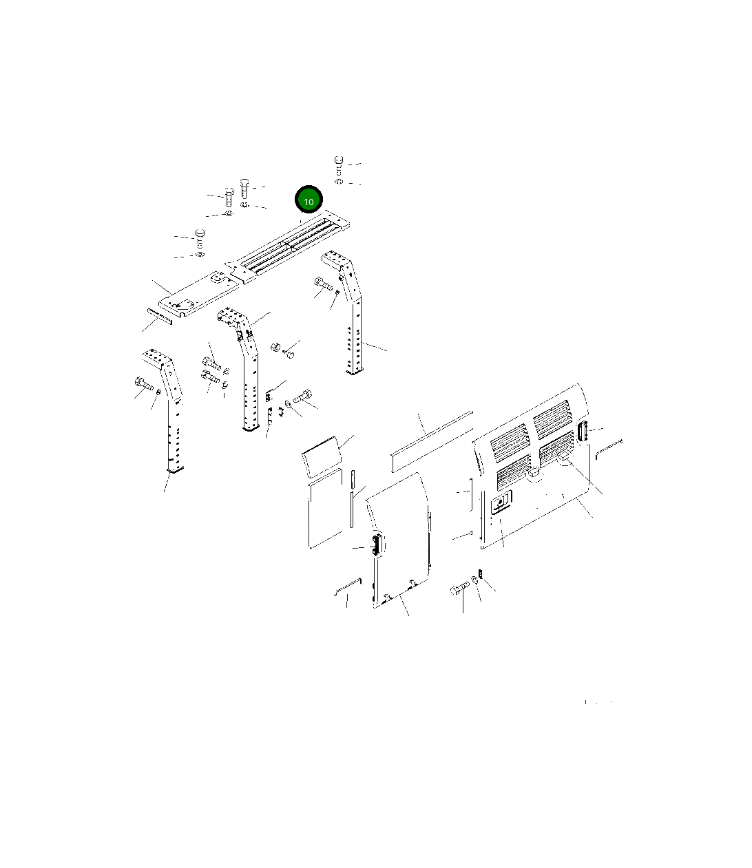 Крышка 2A6-54-11811  Komatsu