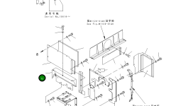 Крышка 209-54-73610 Komatsu