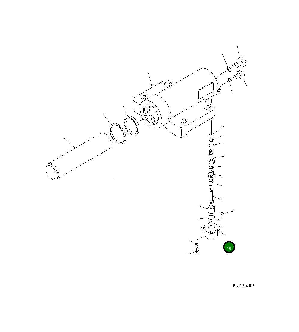 Крышка 20E-61-K1220 Komatsu