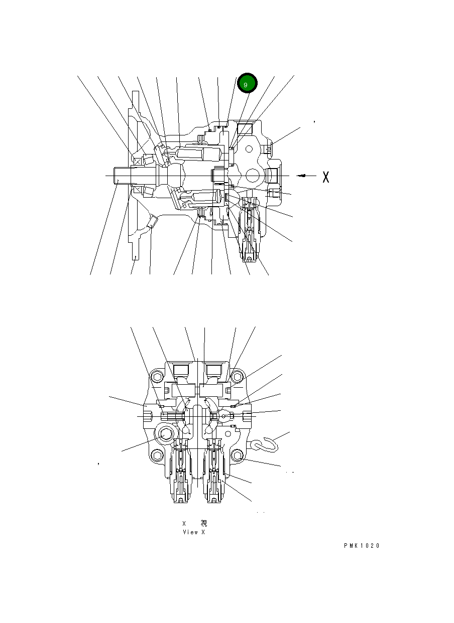 Кольцо уплотнительное (O-Ring) TM0205-403 Komatsu