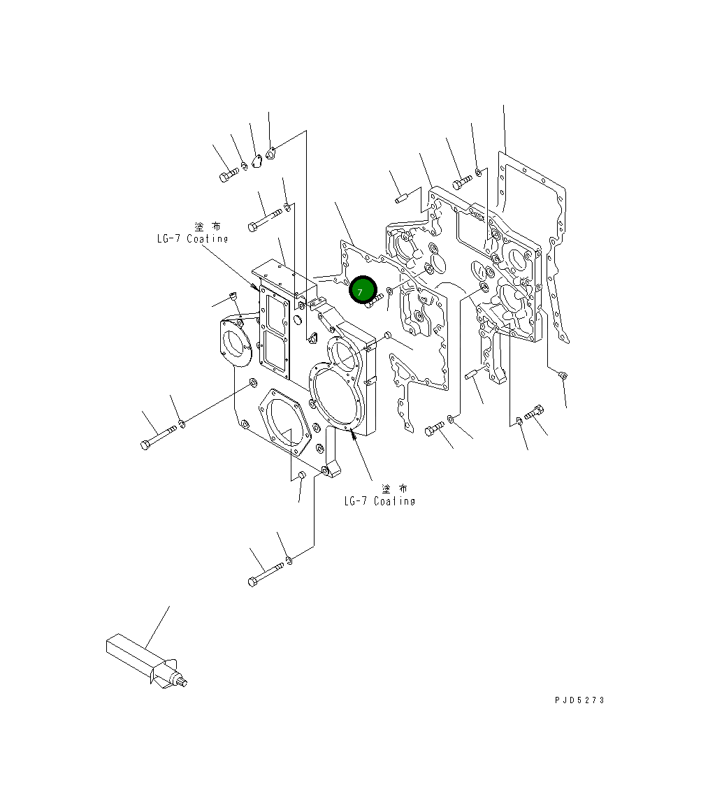 Болт 01010-31440 Komatsu