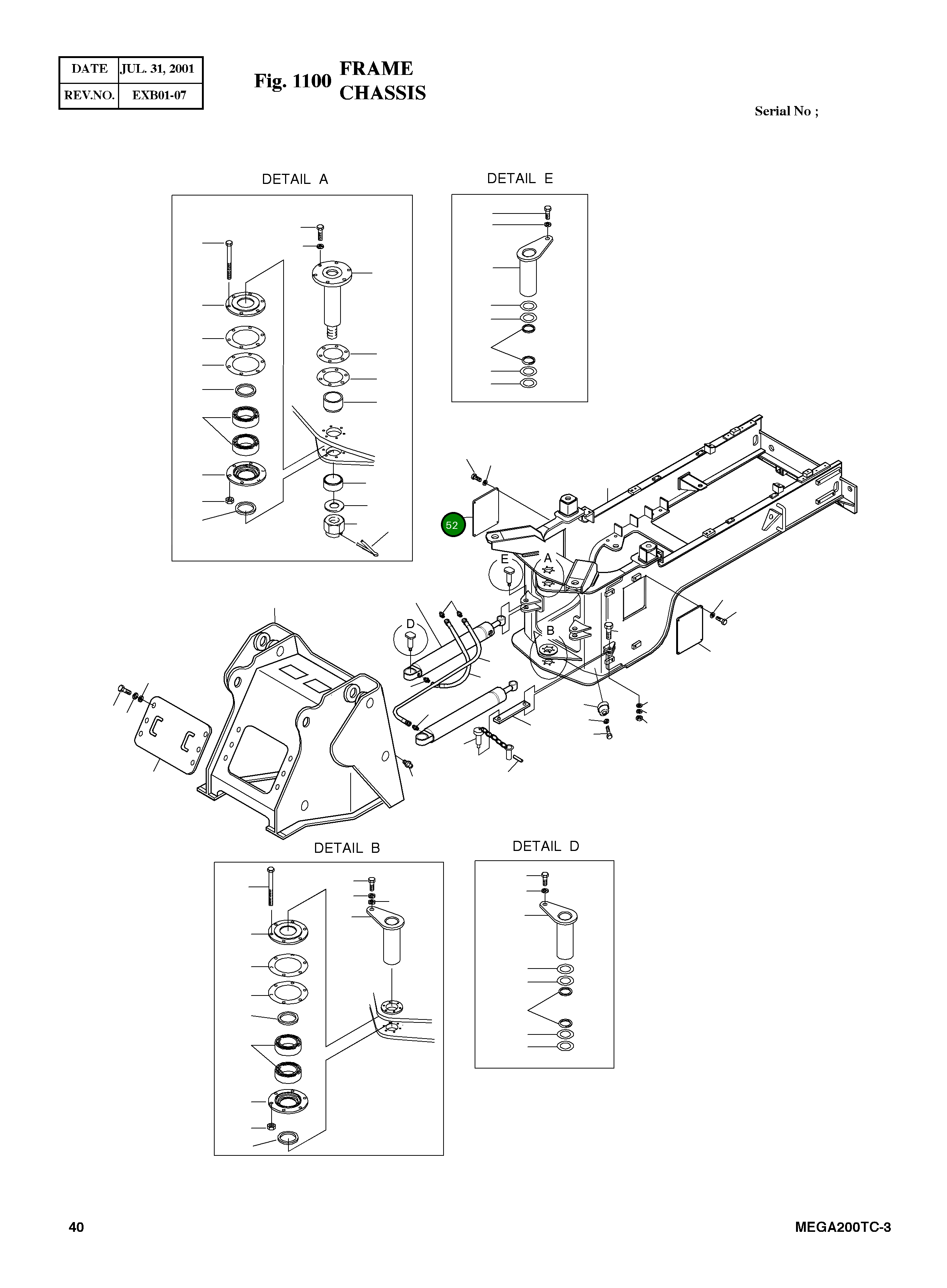 Крышка 4627-1329 Komatsu