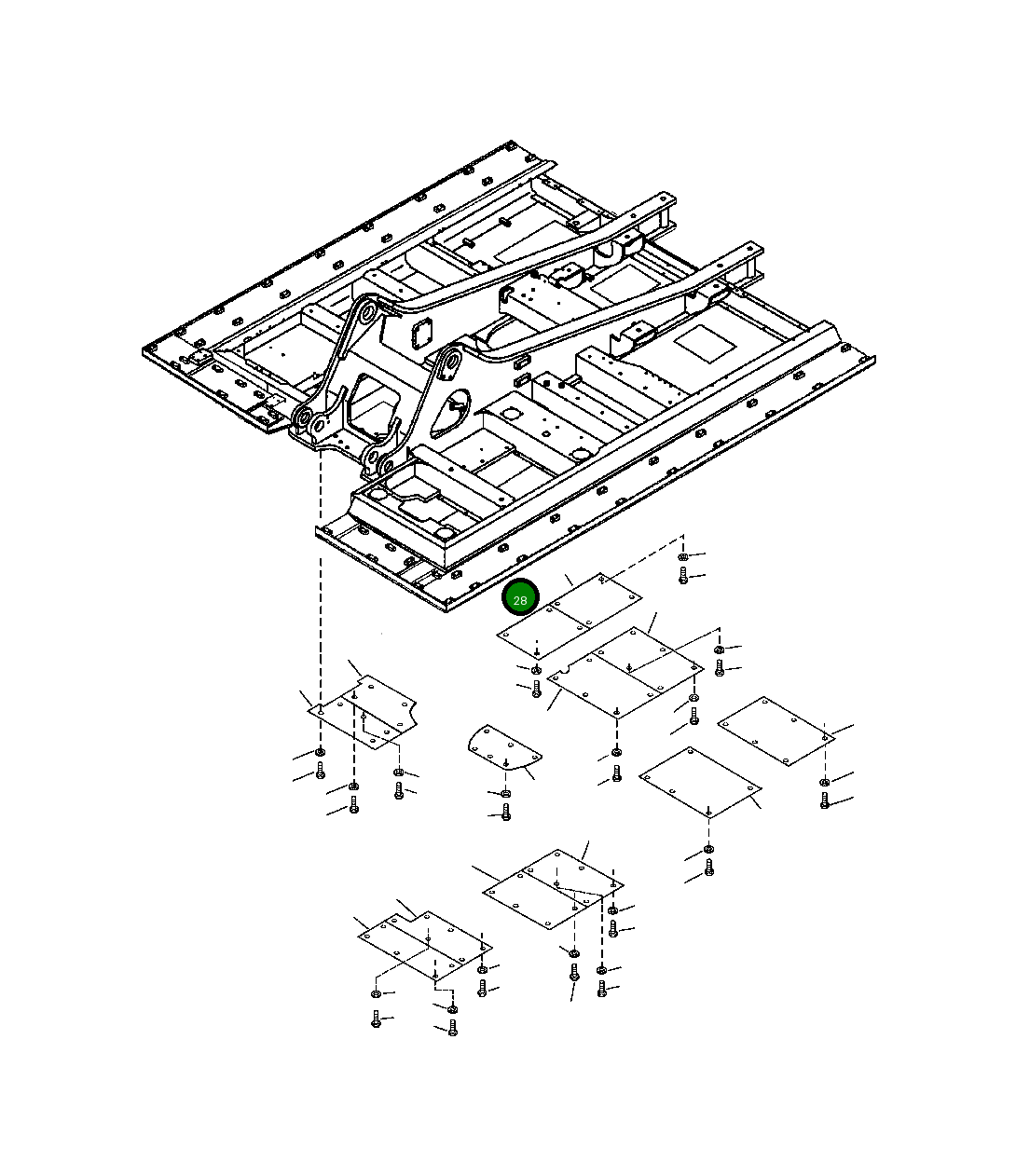Крышка 207-54-A1580 Komatsu