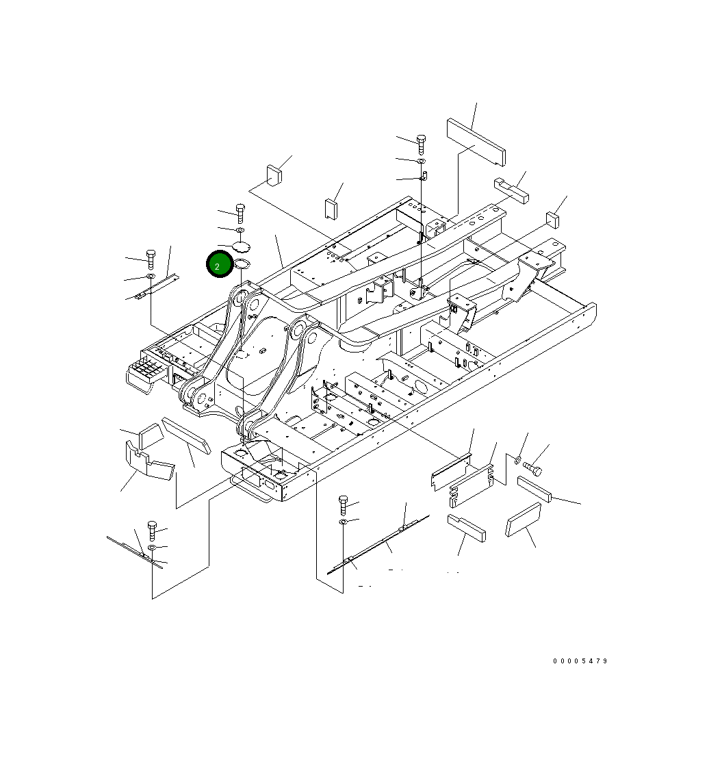 Крышка 209-46-77141 Komatsu