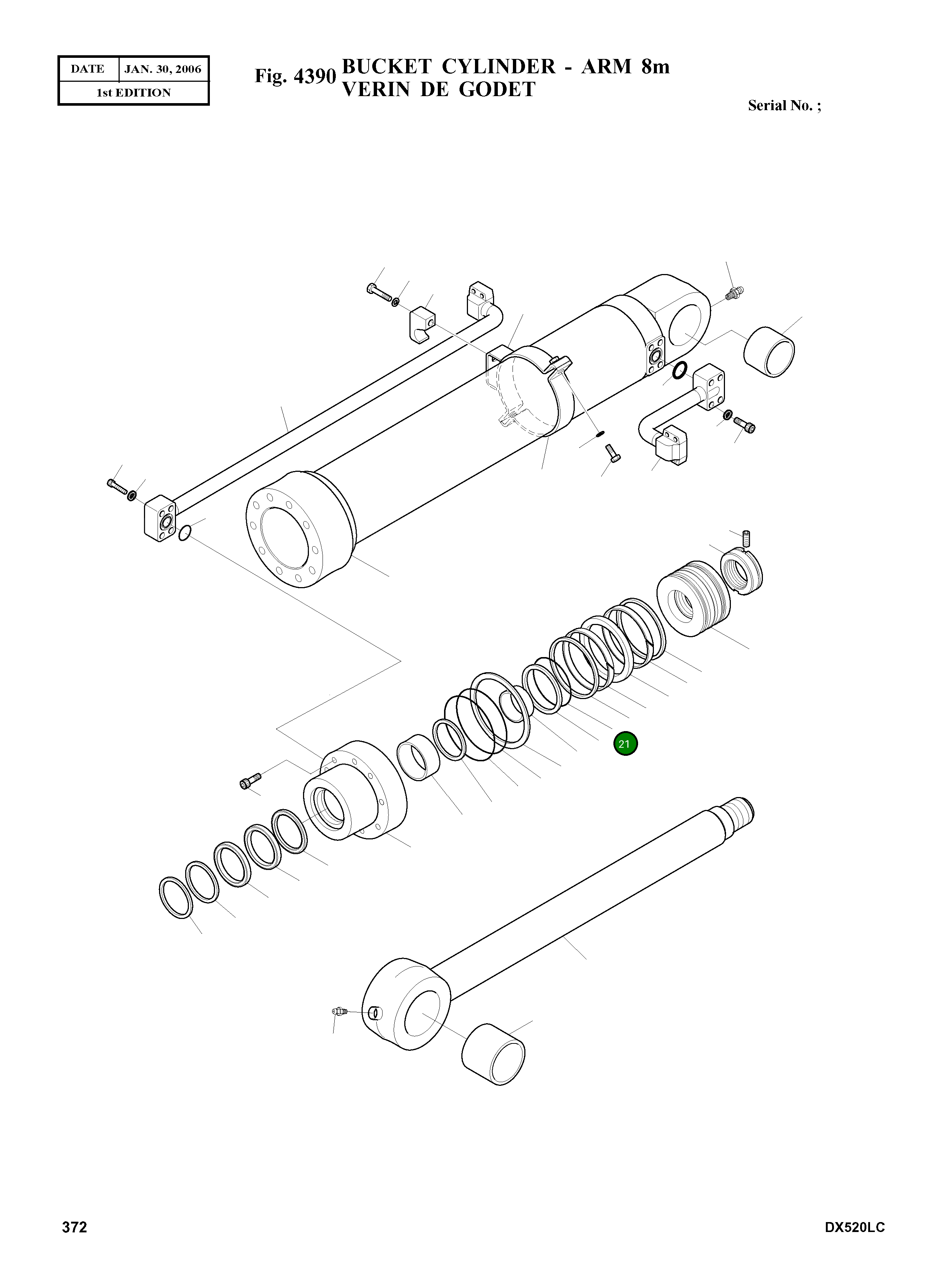Кольцо уплотнительное (O-Ring) 180-00276 Komatsu