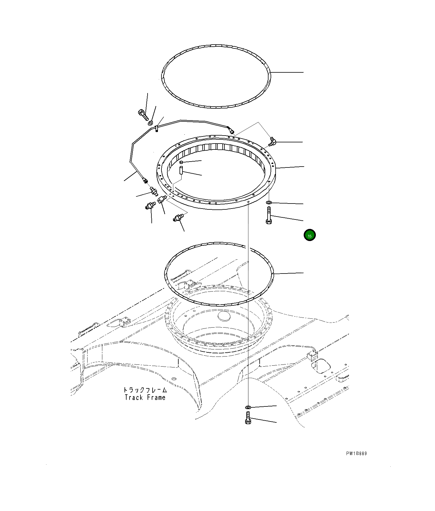 Болт 2062561110 Komatsu