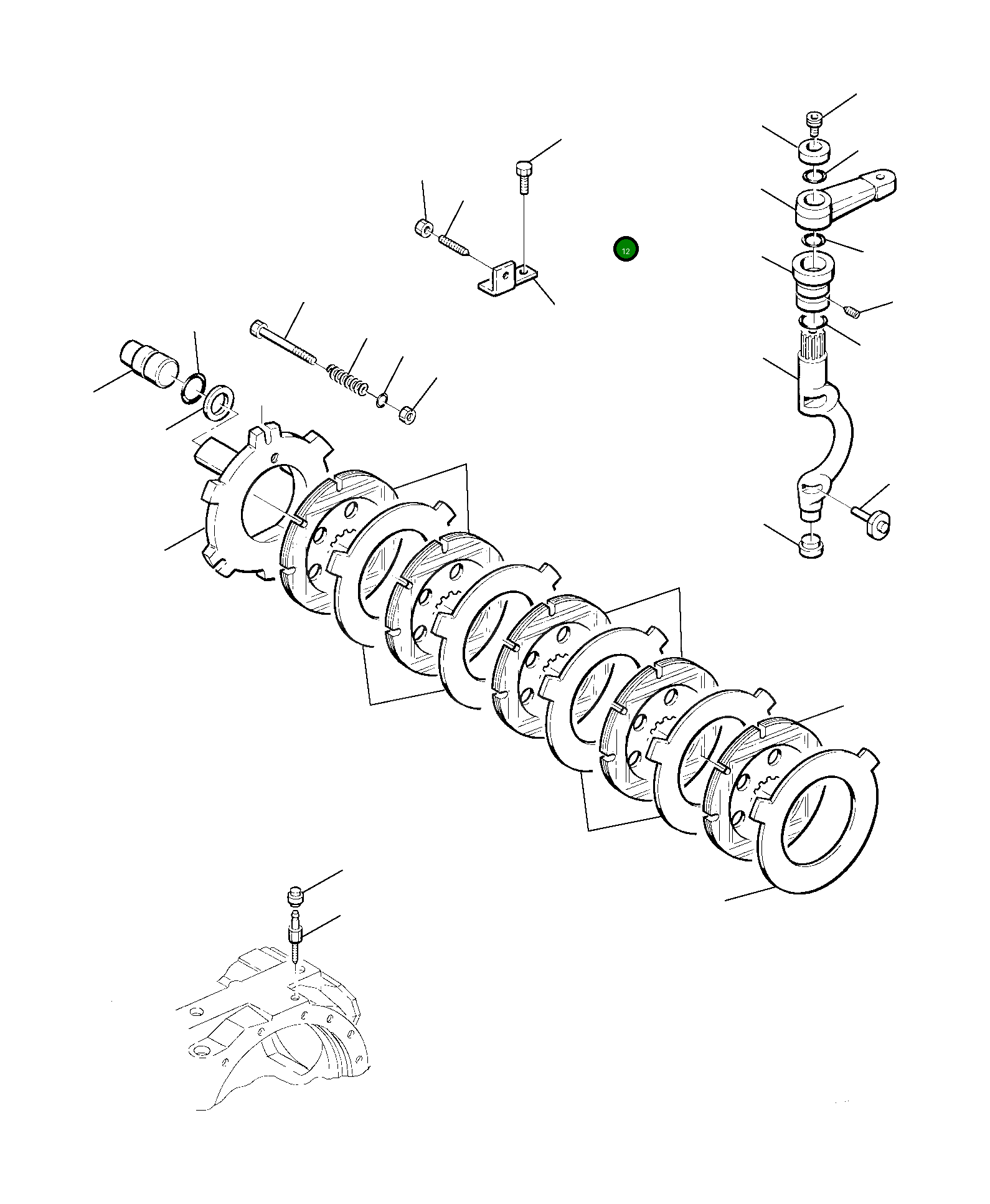 Болт 801200668 Komatsu