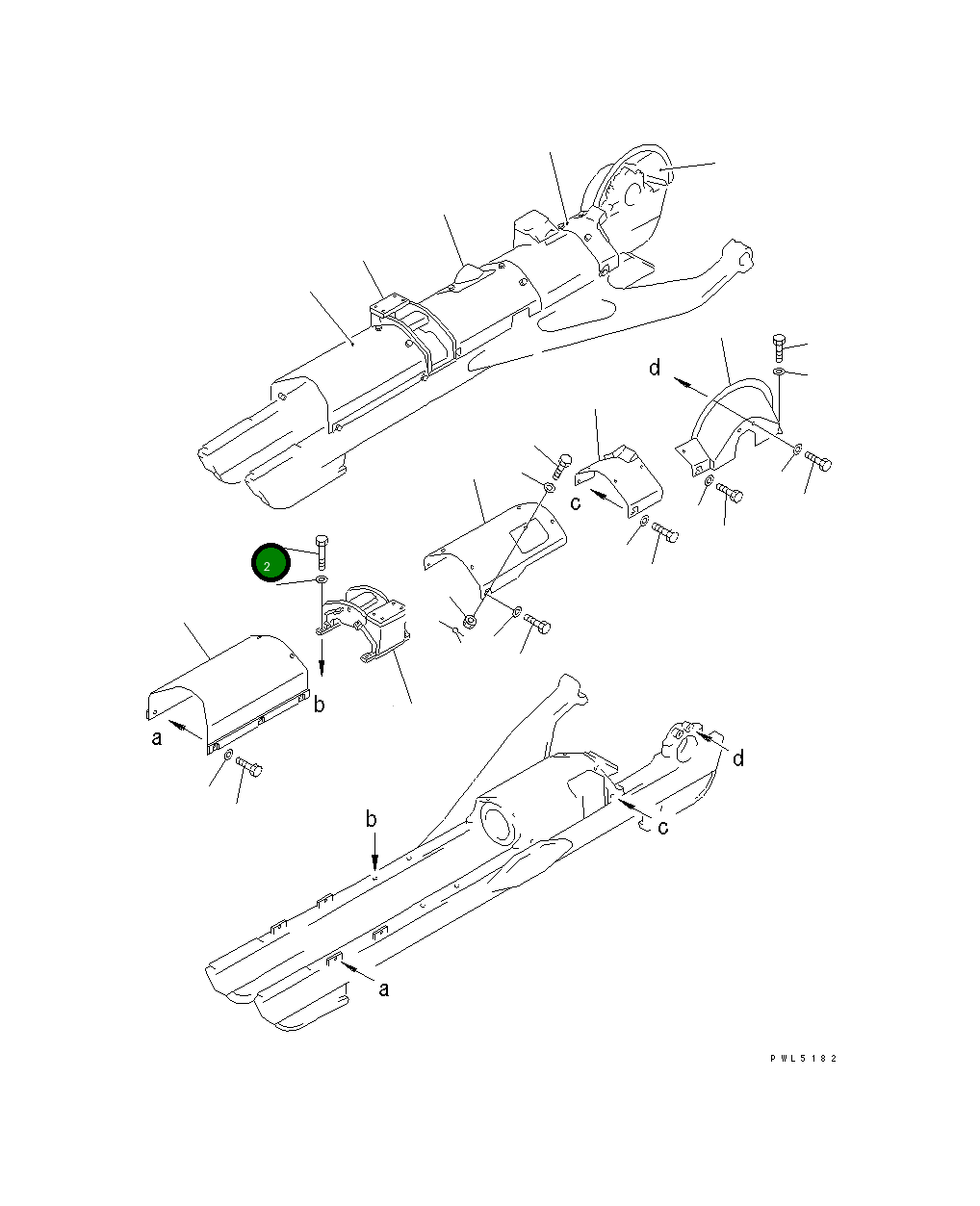 Болт 01011-82005 Komatsu