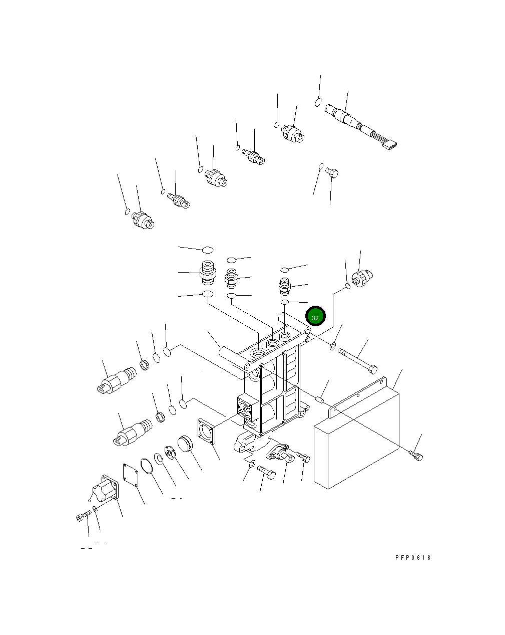 Кольцо уплотнительное (O-Ring) CU3922794 Komatsu