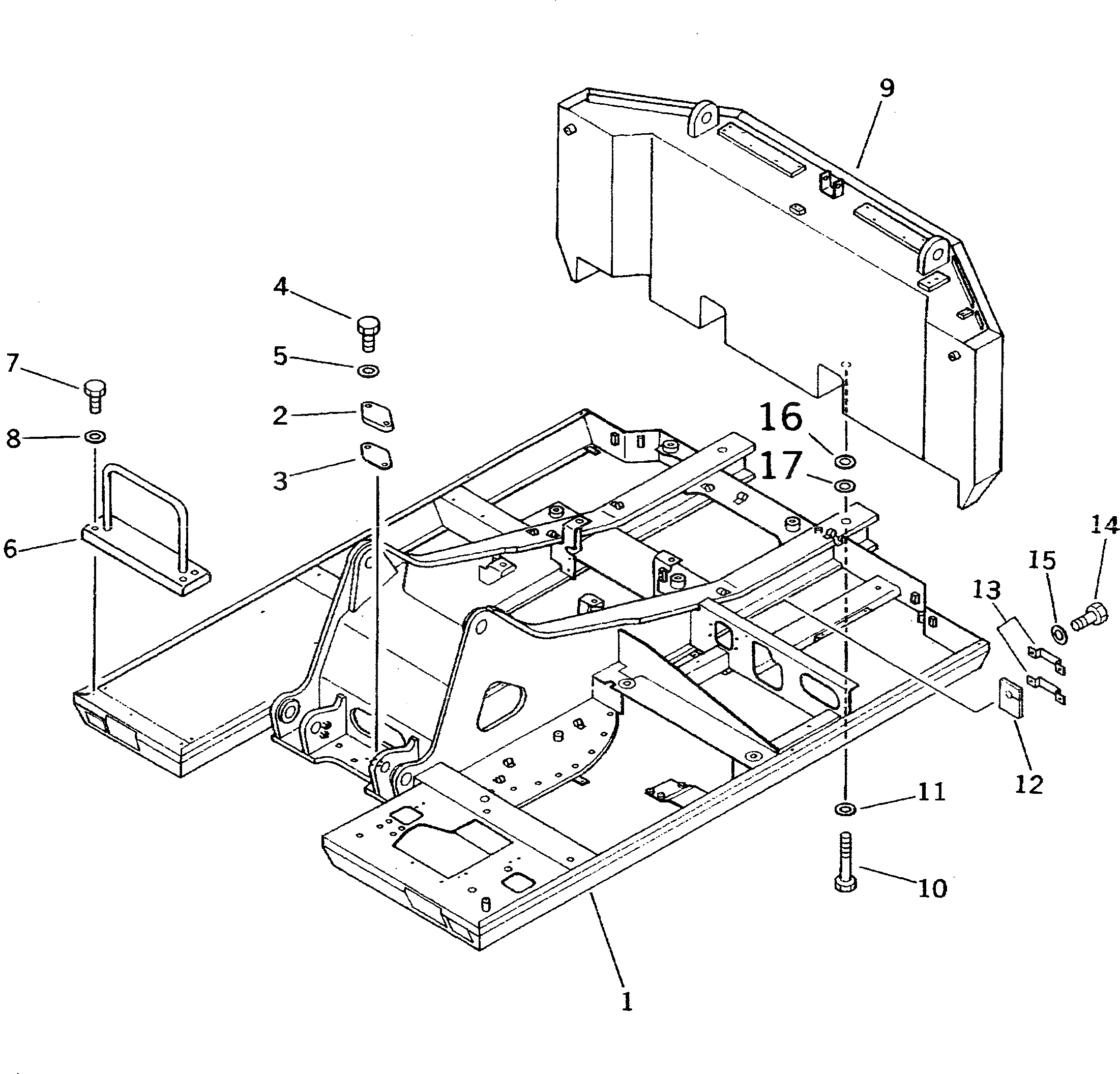 Болт 01011-83685 Komatsu