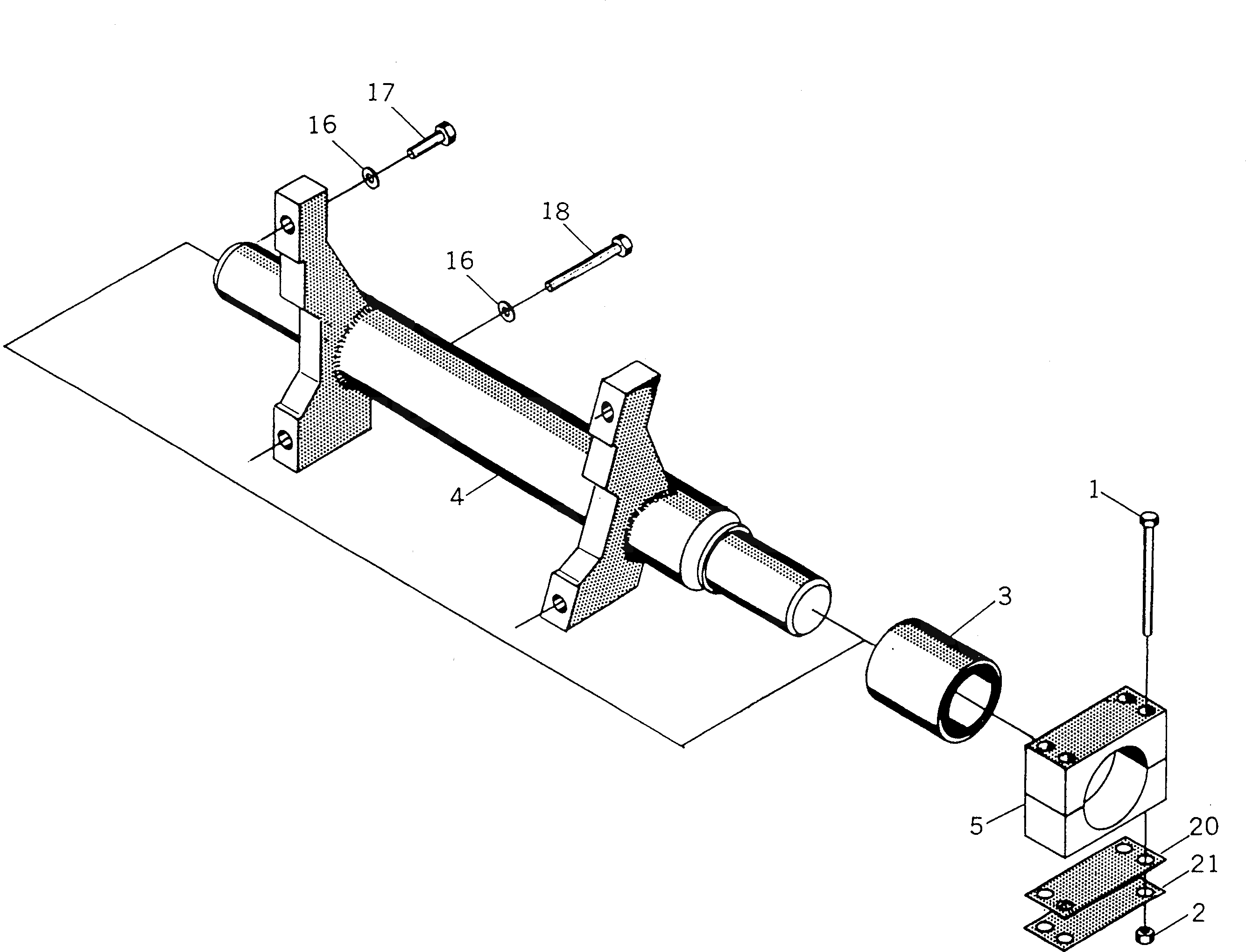 Болт BW053260  Komatsu