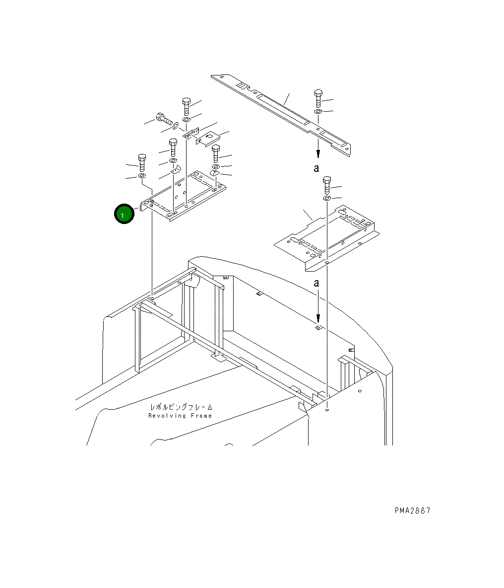 Крышка 203-54-61413 Komatsu
