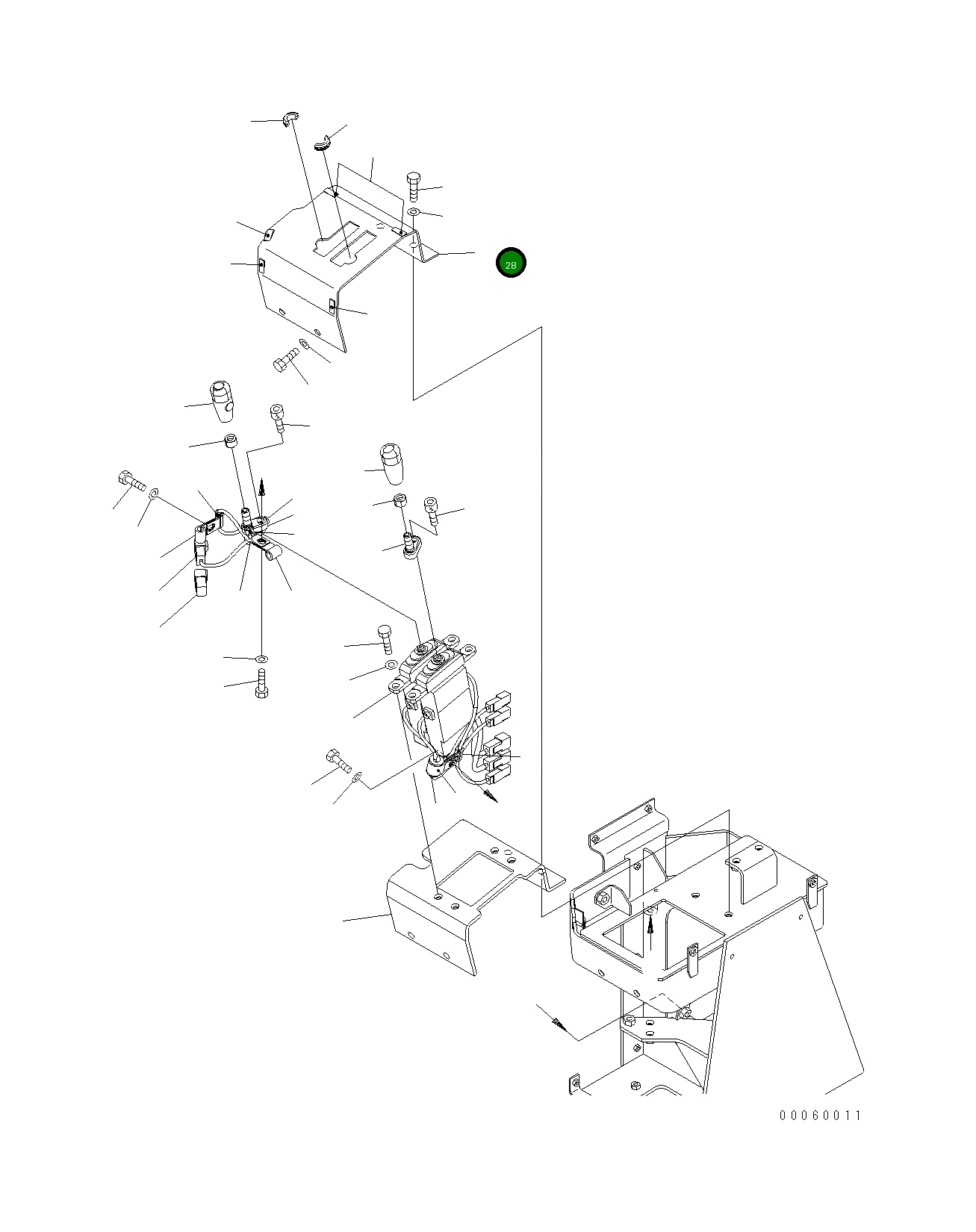 Крышка 423-43-48620 Komatsu