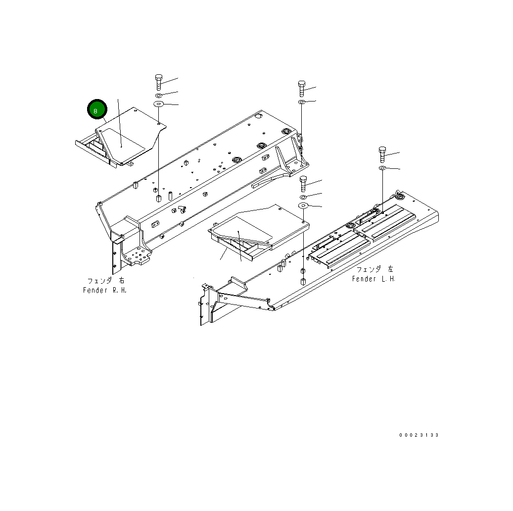 Крышка 154-54-78180 Komatsu