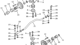 Палец 22X-22-13330 Komatsu