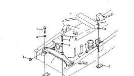 Кронштейн 569-01-41110 Komatsu
