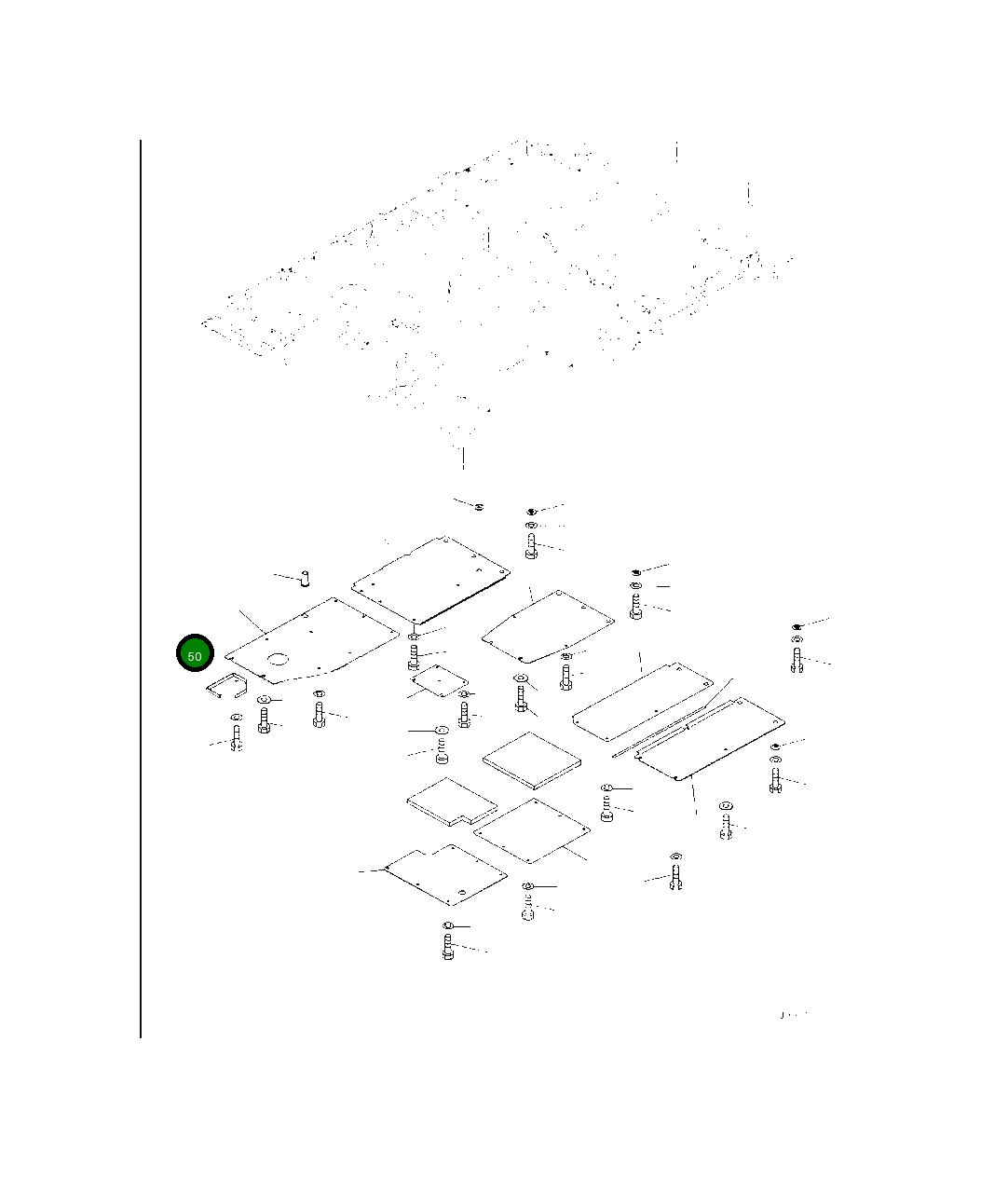 Крышка 2A6-54-13150 Komatsu