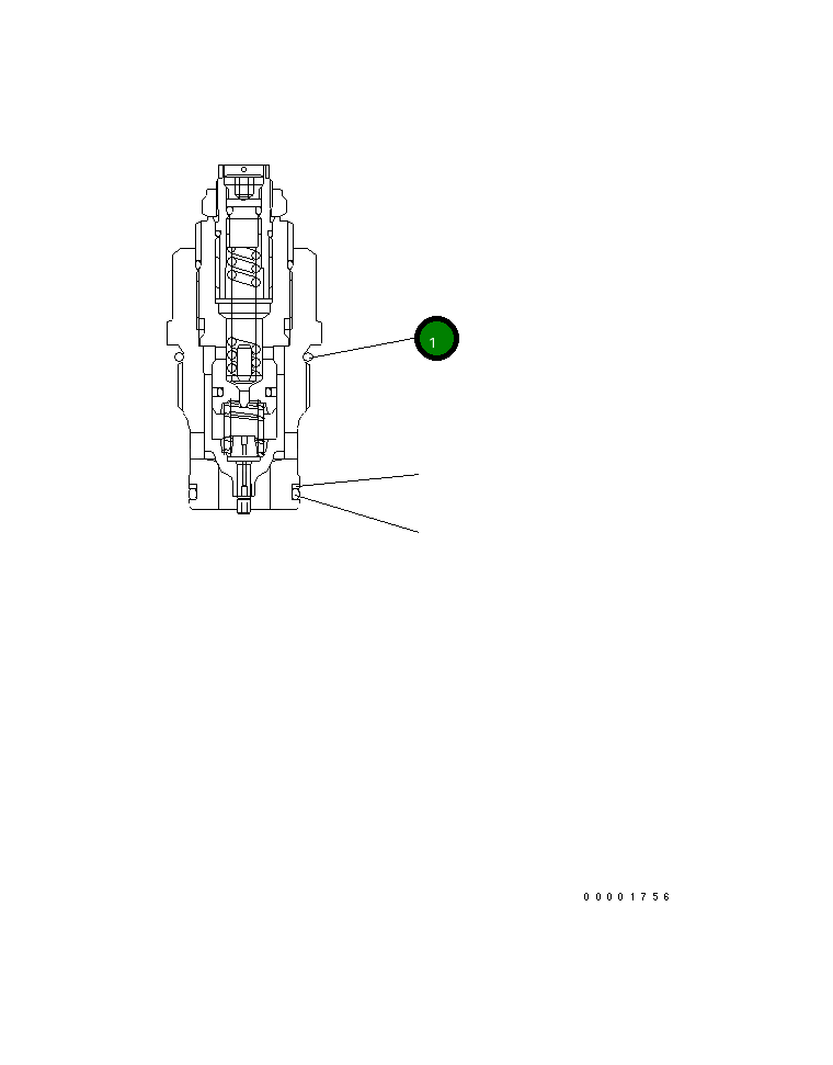 Кольцо уплотнительное (O-Ring) UC1300172004 Komatsu