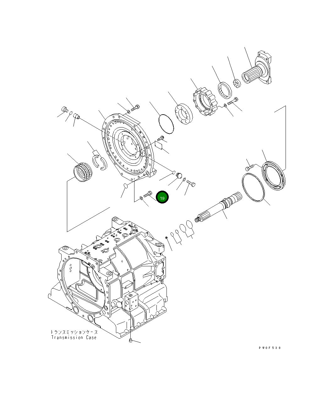 Крышка 566-15-71890 Komatsu