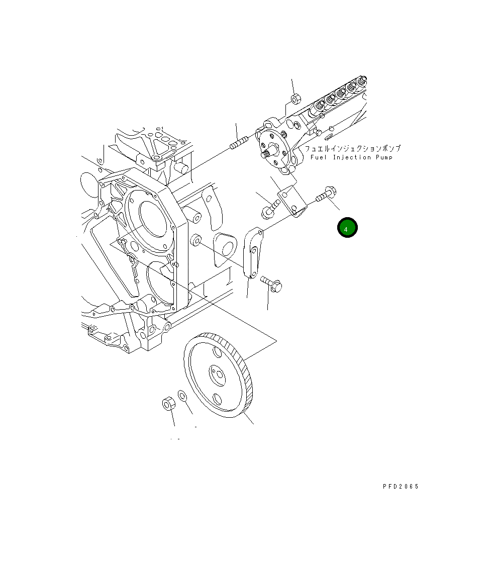 Болт 6732-61-3140 Komatsu