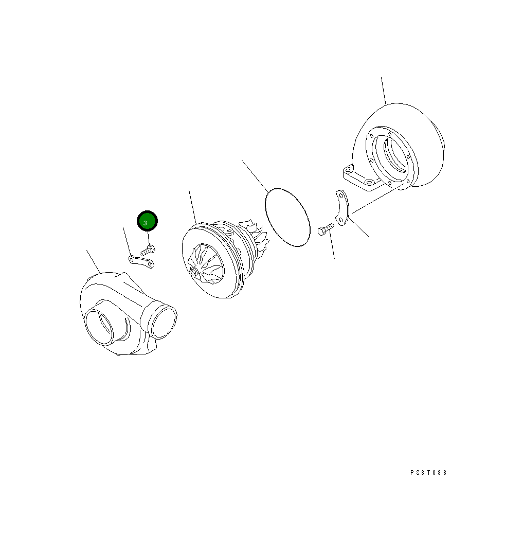 Болт SP313015 Komatsu